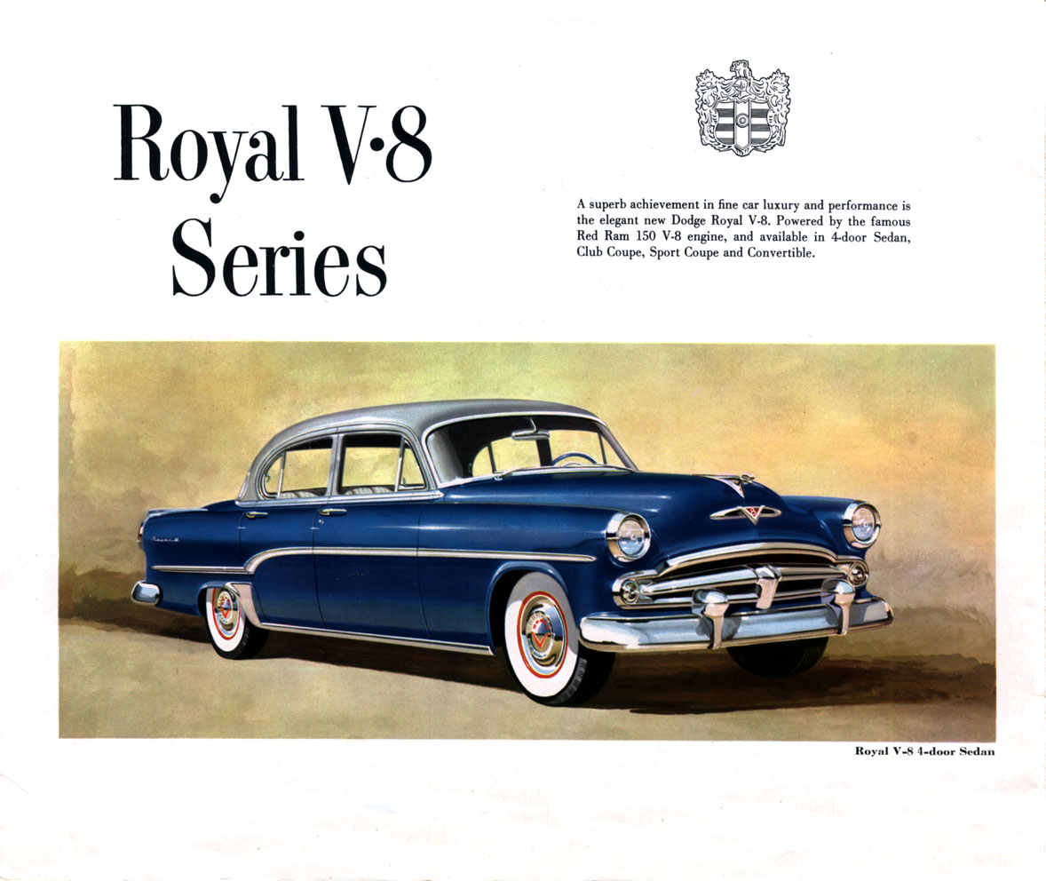 1954 Dodge Car Brochure Page 3